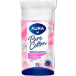 پد آرایش پاک کن روسی آئورا ۵۰ عددی